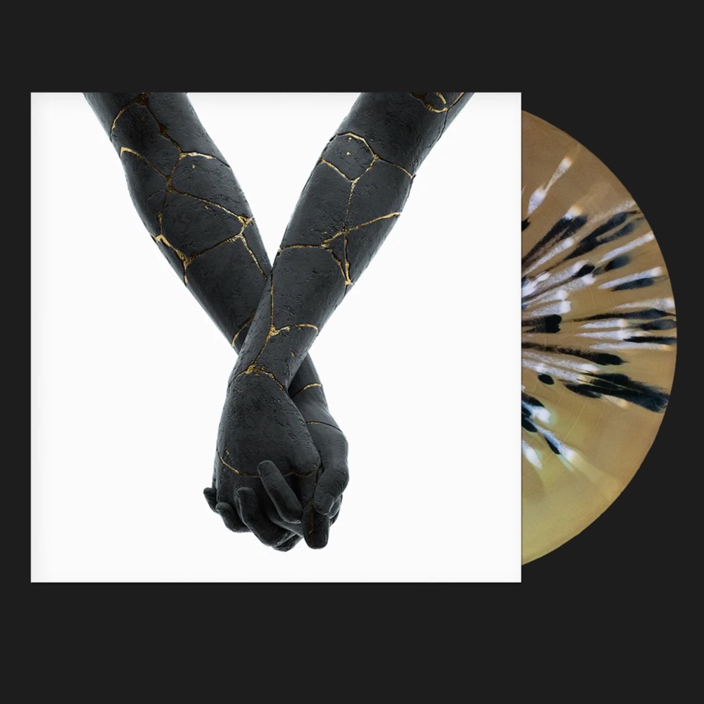 BAD OMENS FINDING GOD BEFORE GOD FINDS ME GOLD W/BLACK AND WHITE SPLATTER VINYL